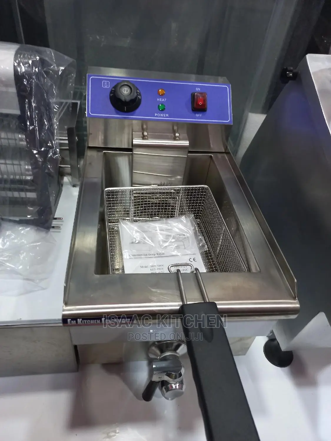 Single Eletric Deep Fryer With Tap