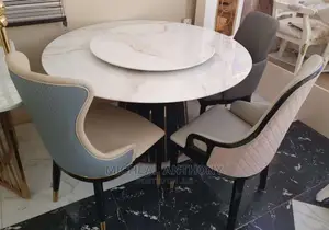 Executive Royal Round Marble Dining Table By Six