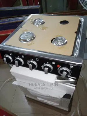 Black Skyrun Auto Ignition 3gas + 1electric Gas Cooker