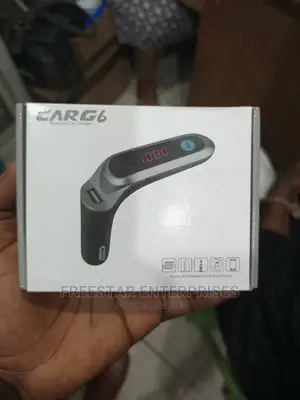 CAR G6 Car Bluetooth MP3 Player With FM Transmitter. Charger