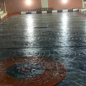 Colored Stamp Floor