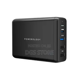 Powerology 4 Port Output Quick Charger 75w PD