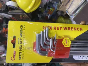 9pcs Set of Allen Key or Hex Key Wrench
