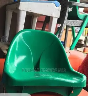 Original Solid Plastic Stadium Seat With Back