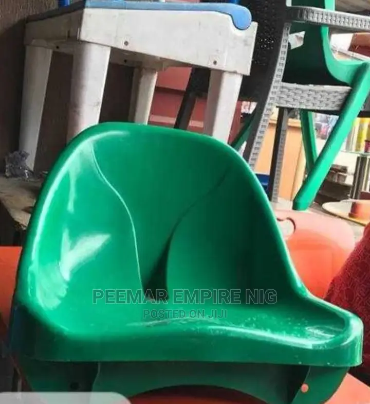 Original Solid Plastic Stadium Seat With Back
