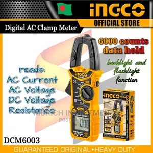 INGCO Digital AC/DC Clamp Meter 6000 Counts