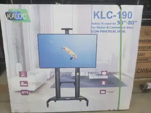 Heavy Duty Mobile TV Stand for 32"-80"