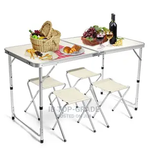 Folding Children Outdoor Portable Aluminum Alloy Table Chair
