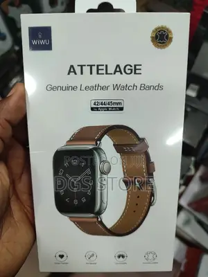 Wiwu Genuine Leather Watch Strap Series 4,5,6,7,38mm,44,45