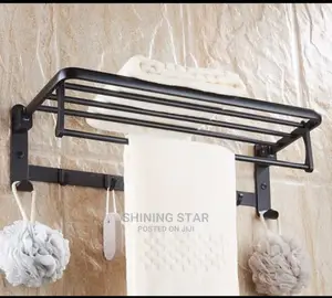 Black Multiple Towel Hanger