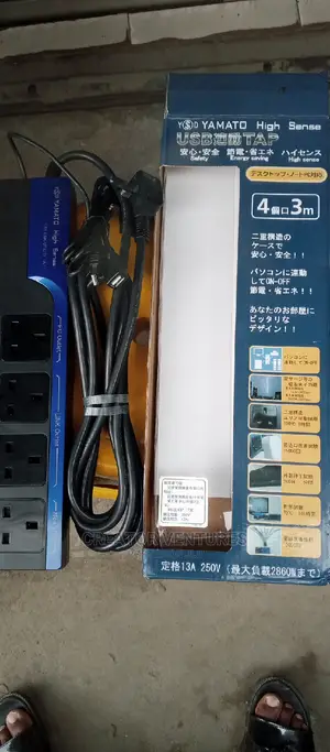 Extension Socket YAMATO 6 Gangs,Energy Saving, FULLY COPPER