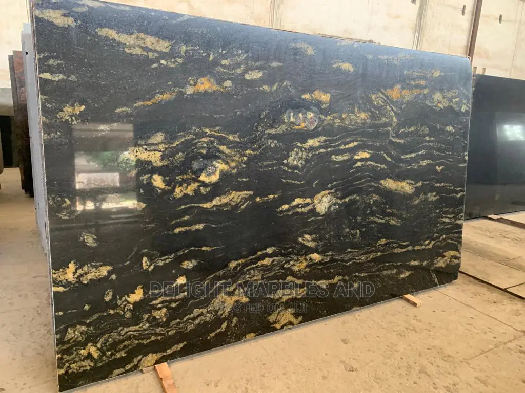 Balack Gold Marble