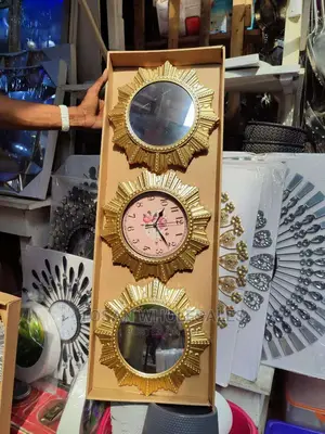 3 in 1 Clock With Mirror