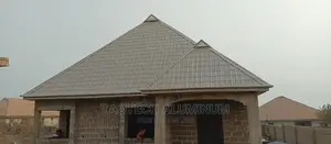 Aluminum Roofing Sheet Steptiles Design. Beige Color
