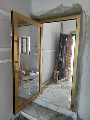 Gold Aluminum Swing Door