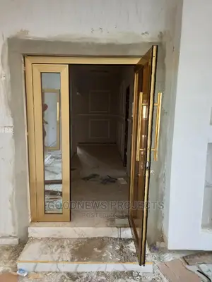 Gold Swing Door With Hinge