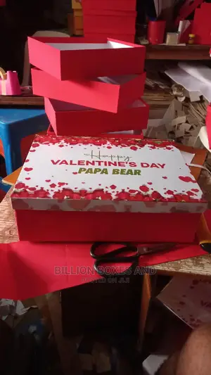 Papa Bear Empty Valentine's Day Box for Daddy