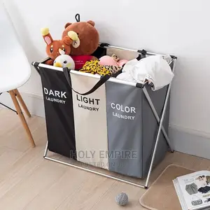 Foldable Large Laundry Basket Sorter Dirty Clothes Laundry