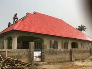 Red Steptiles Aluminum Roofing
