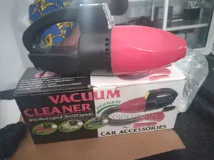 Hand-Held Car Vacuum Cleaner With Led Light
