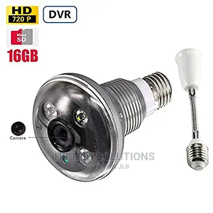 Bulb CCtV Security DVR Camera