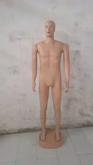 Male Plastic Detachable Head and Hands Mannequin