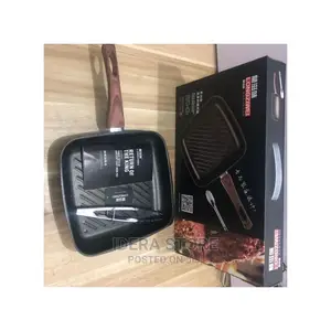 Non-Stick Grilling Square Pan With Picker