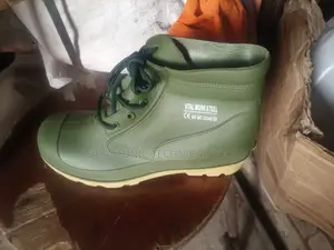 Green Ankle Safety Rainboot