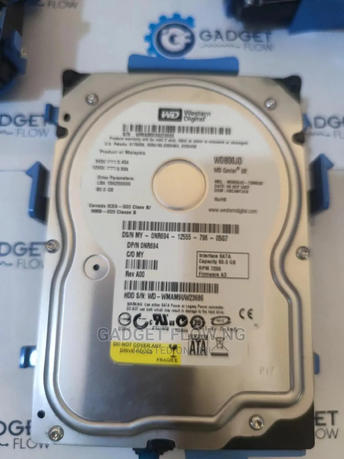WD | Seagate 80GB Desktop SATA Hard Drive