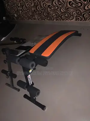 Sit Up Bench Orange and Black