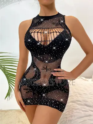 Sexy Hollow Out Fishnet Dress