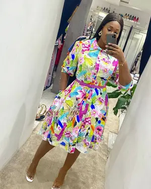 Ladies Cute Pattern Dress