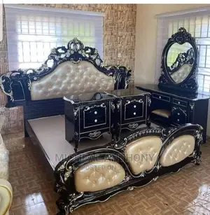 Royal Bed Complet Set Without Wardrobe