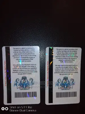 International Drivers License And Nigeria Drivers License.