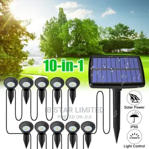 Outdoor Garden Landscape Floor Lawn 10 in 1 Solar Led Light