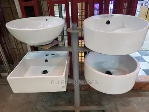 Quality Countertop Shaped Ceramic Wash Basin.