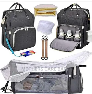 Bed and Bag Diaper Bag