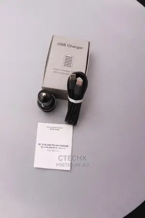 Fast USB C Car Charger, 36W 2-Port With PD QC 3.0