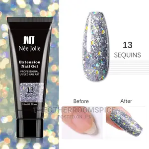 Polygel Nail Extension and Slip Solution Beauty Nails