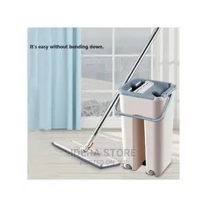 Microfiber Mop With Bucket, Clean Squeeze Handsfree Mop