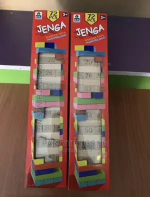 Jenga Wooden Game 72 PCS