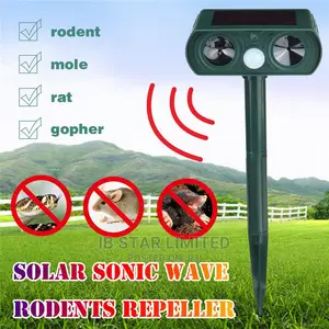 Solar Ultrasonic Animal Chaser Repeller Sonic Deterrent