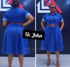 Newly Designed Ladies Jeans Gown