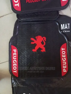 Rubber Set of 5 Car Floor Mats Carpet for Peugeot