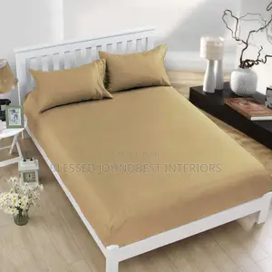 Plain Bedsheet and Pillowcases