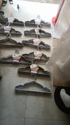 Different Colours Of Adult Coated Clothes Hangers
