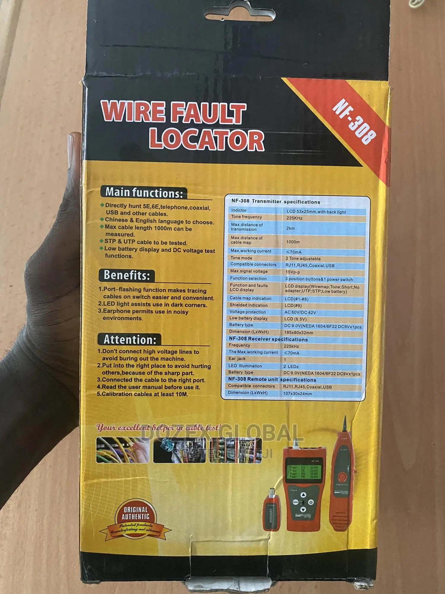Digital Cable Tracker/Tester