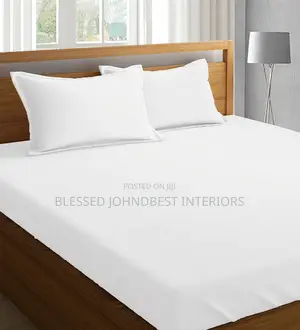 Plain White Bedsheets (Pure Cotton)
