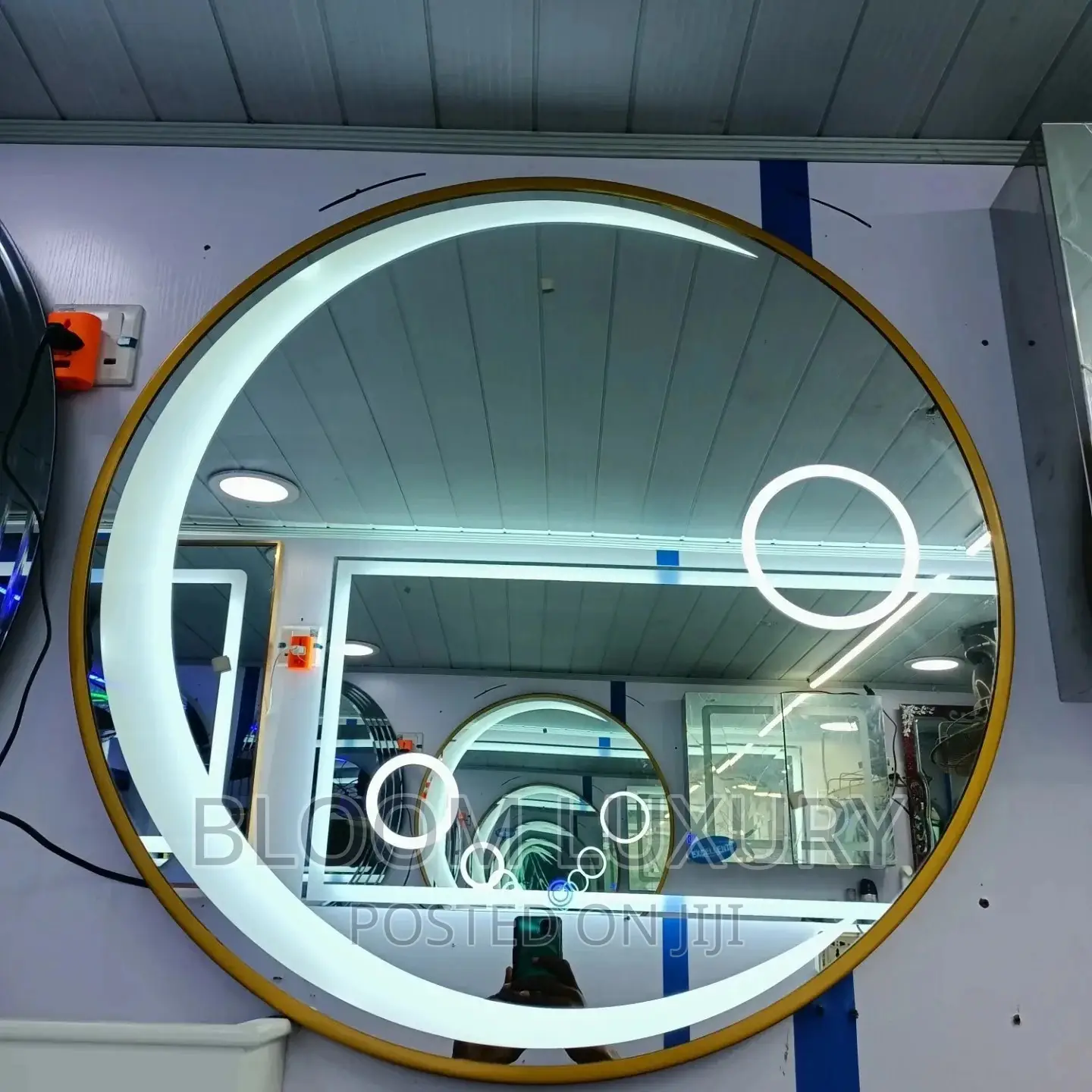 Gold LED Mirror