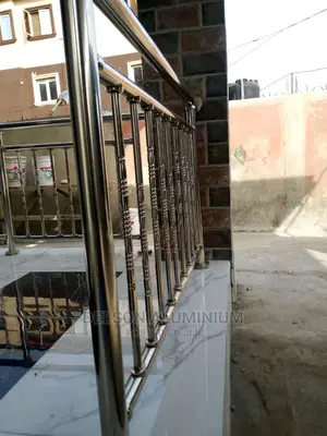 Modern Stainless Steel Handrail Installation Lagos